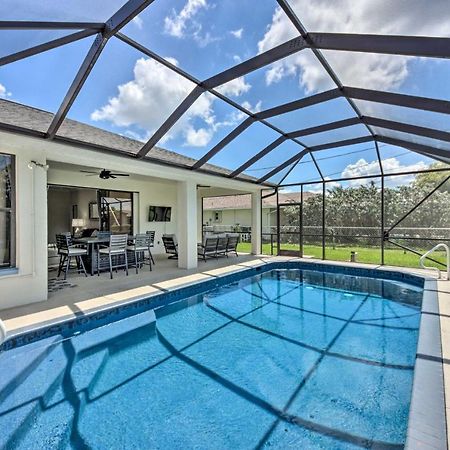 Modern Cape Coral Home Private Lanai And Pool! Exterior photo