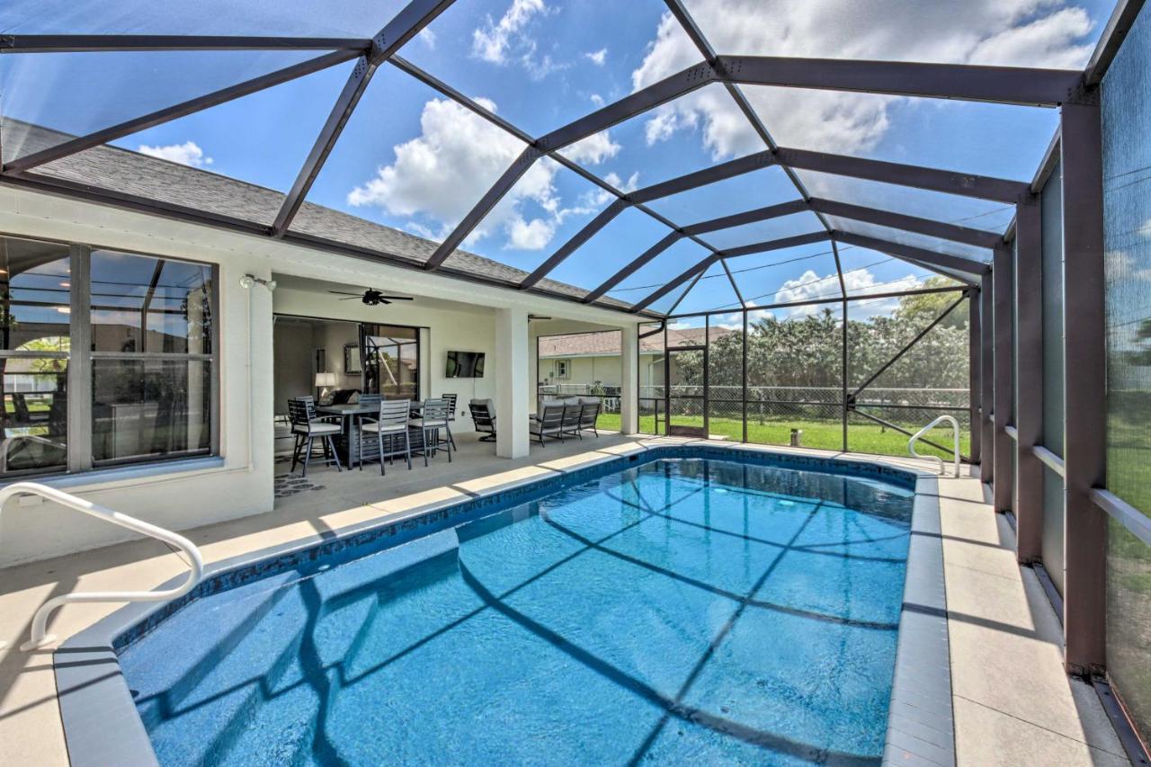 Modern Cape Coral Home Private Lanai And Pool! Exterior photo