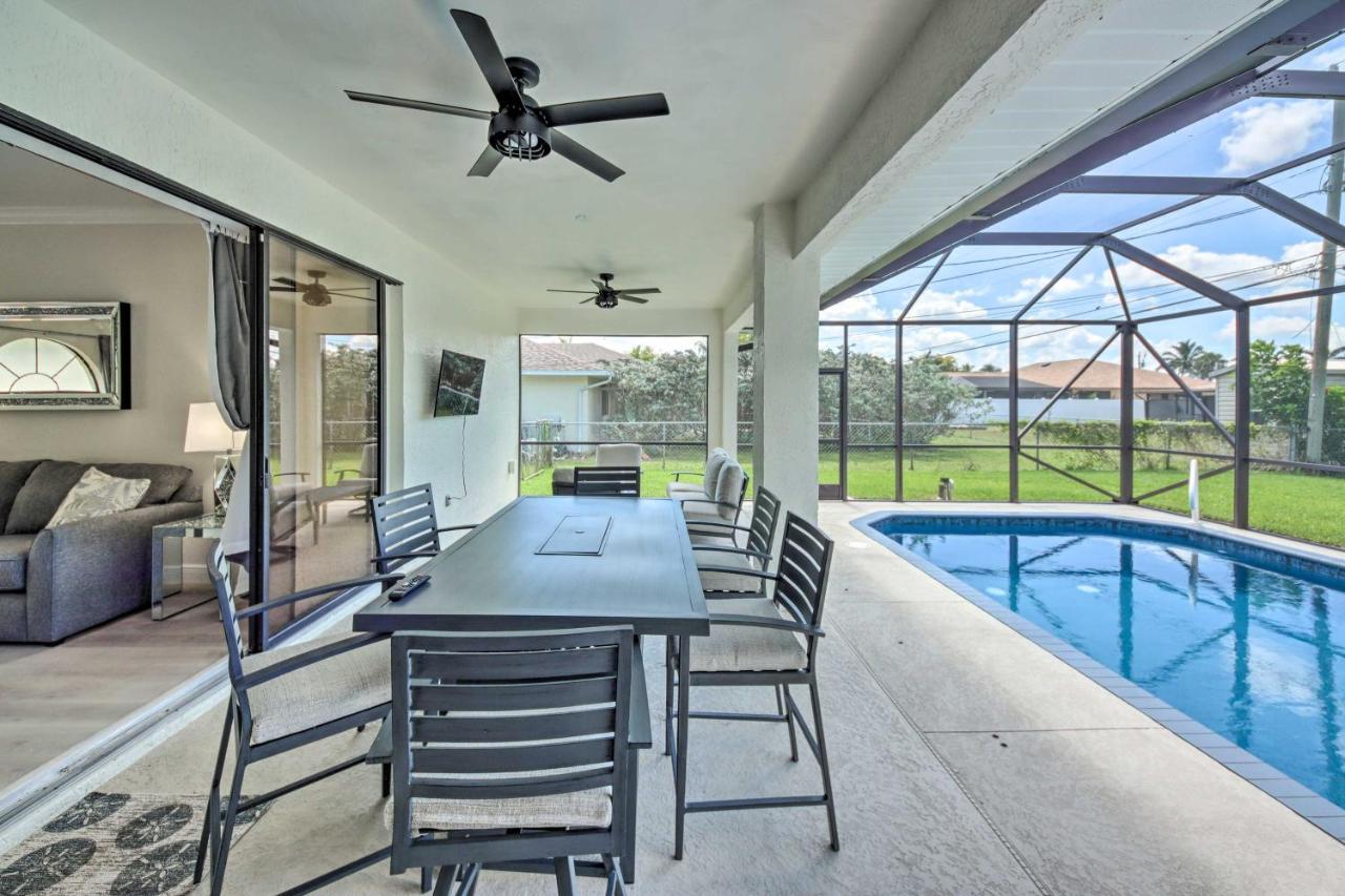 Modern Cape Coral Home Private Lanai And Pool! Exterior photo