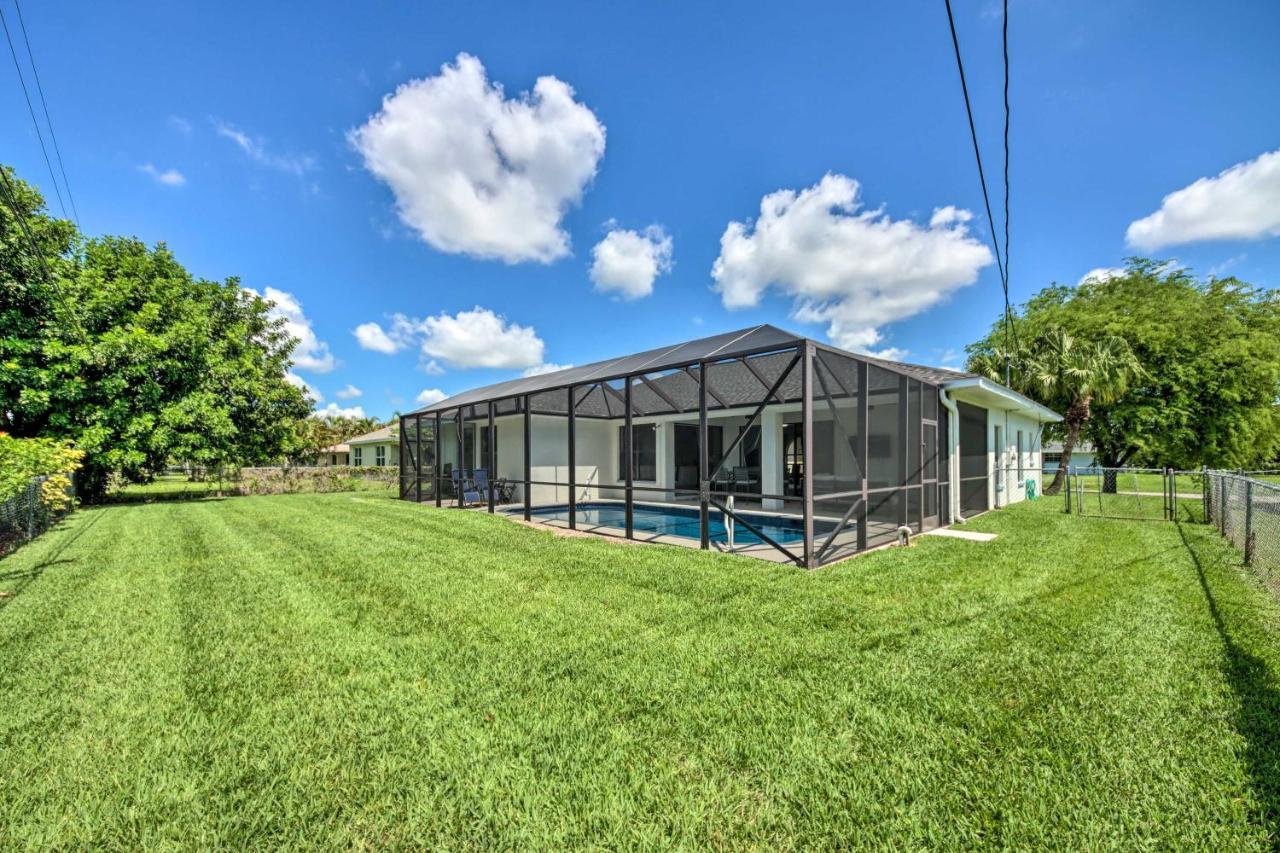 Modern Cape Coral Home Private Lanai And Pool! Exterior photo